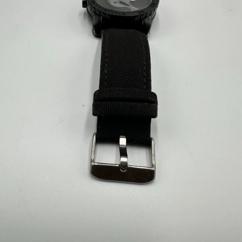 Sprout Seaworld Watch Women Black Penguin Dial Organic Cotton Band New Battery